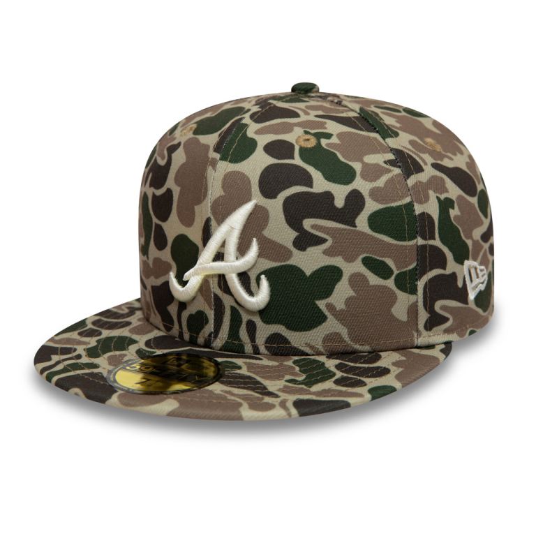 Gorras New Era 59fifty Camuflados - Atlanta Braves MLB Duck 90435VXPH